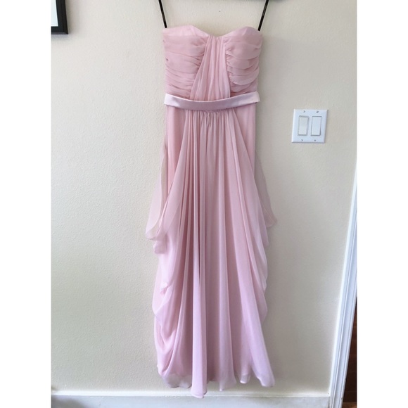 Blush pink sweetheart goddess gown - Picture 3 of 8
